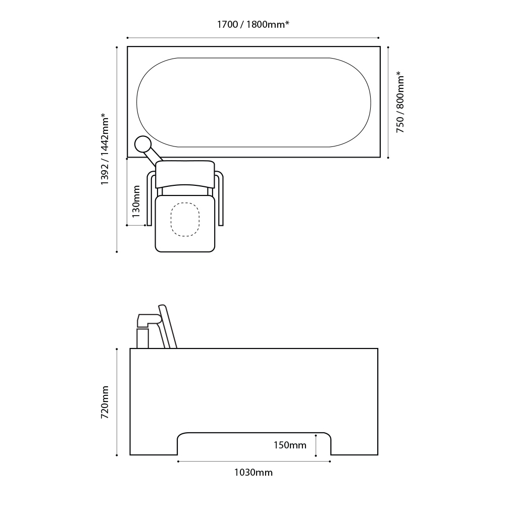 Excel 300 Tech info Excel 300 Technical Drawing & Dimension